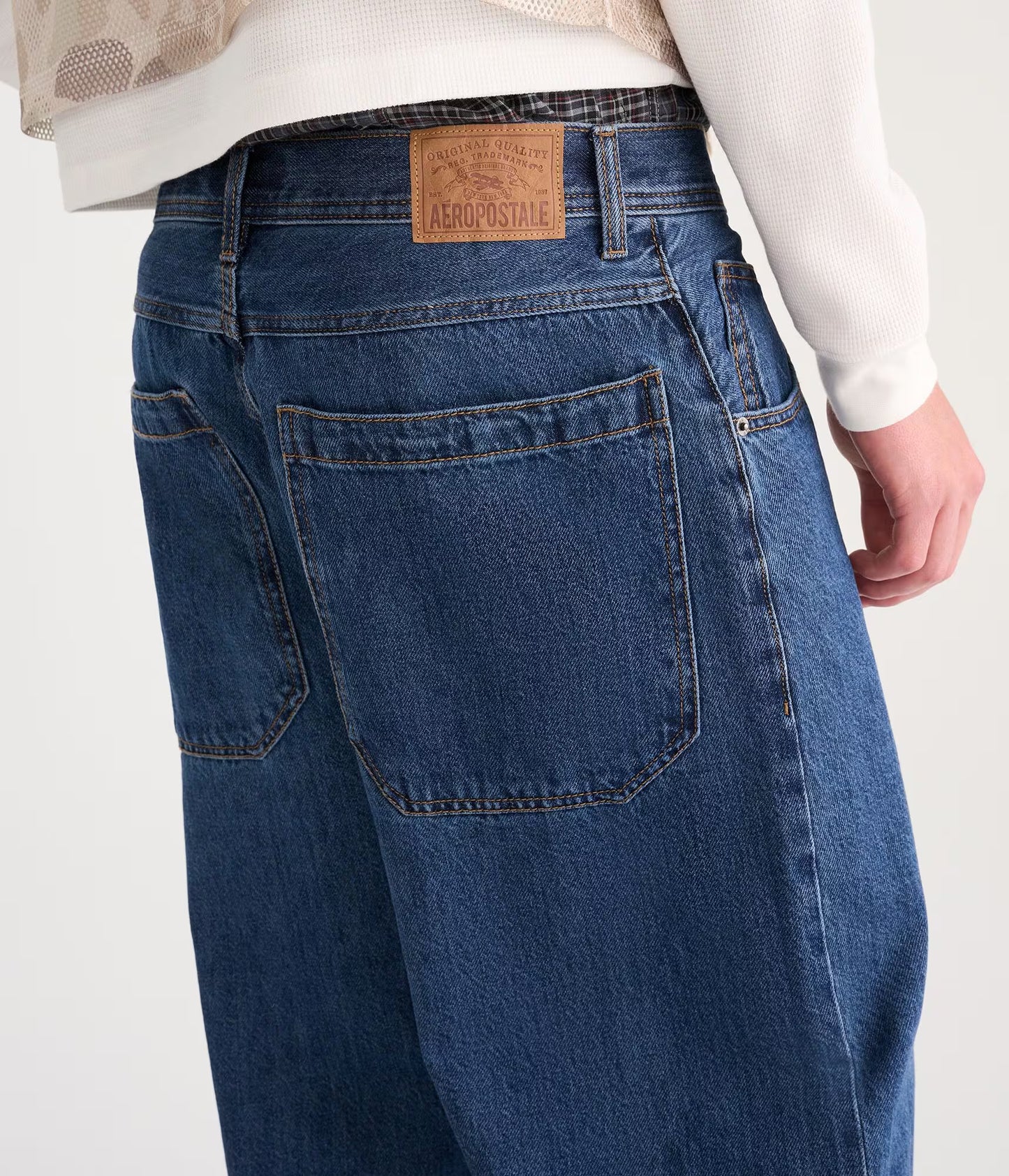 Aeropostale Super Baggy Jeans Dark Wash