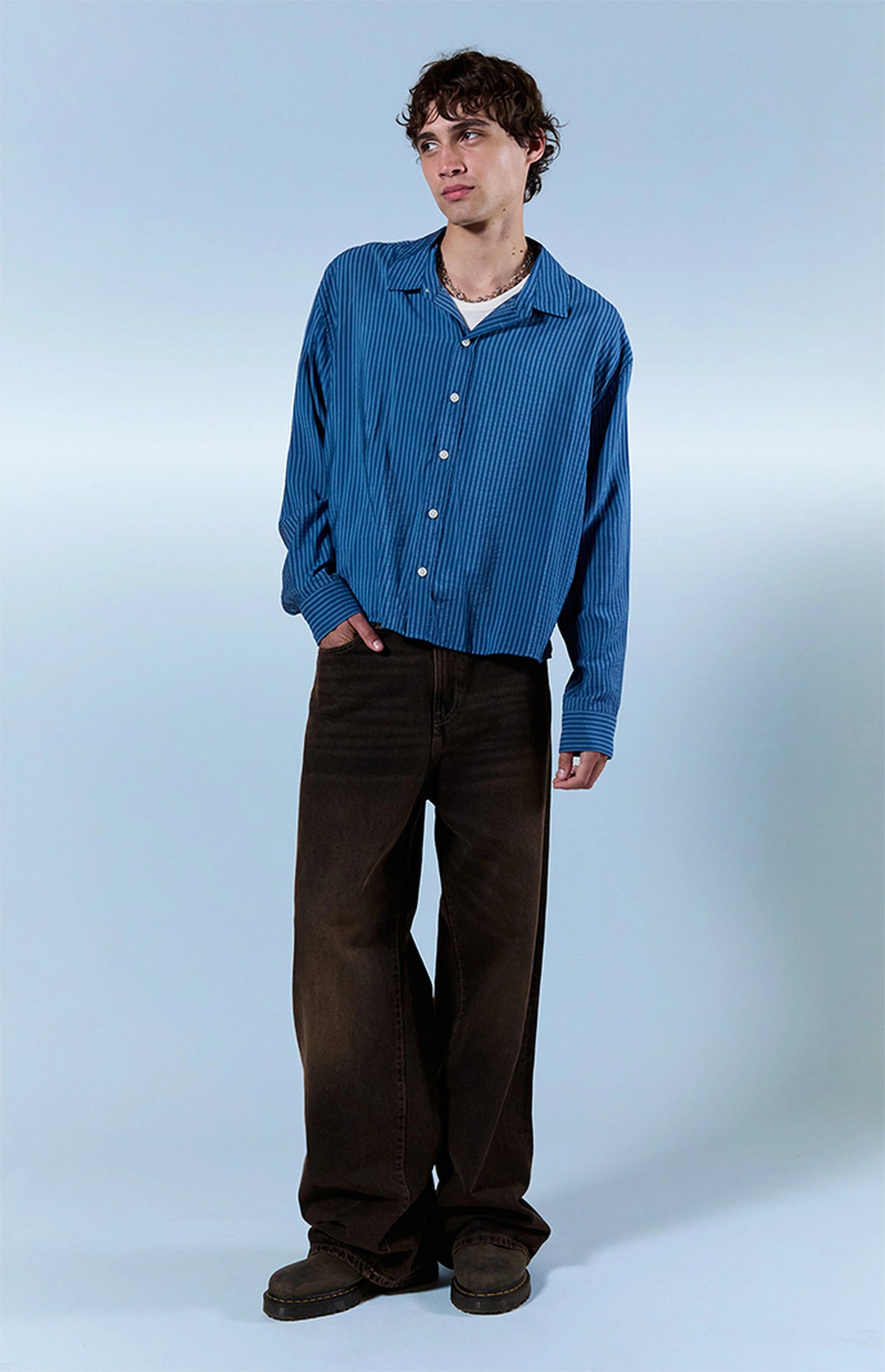 Pacsun Extreme Baggy Jeans Overdyed Brown