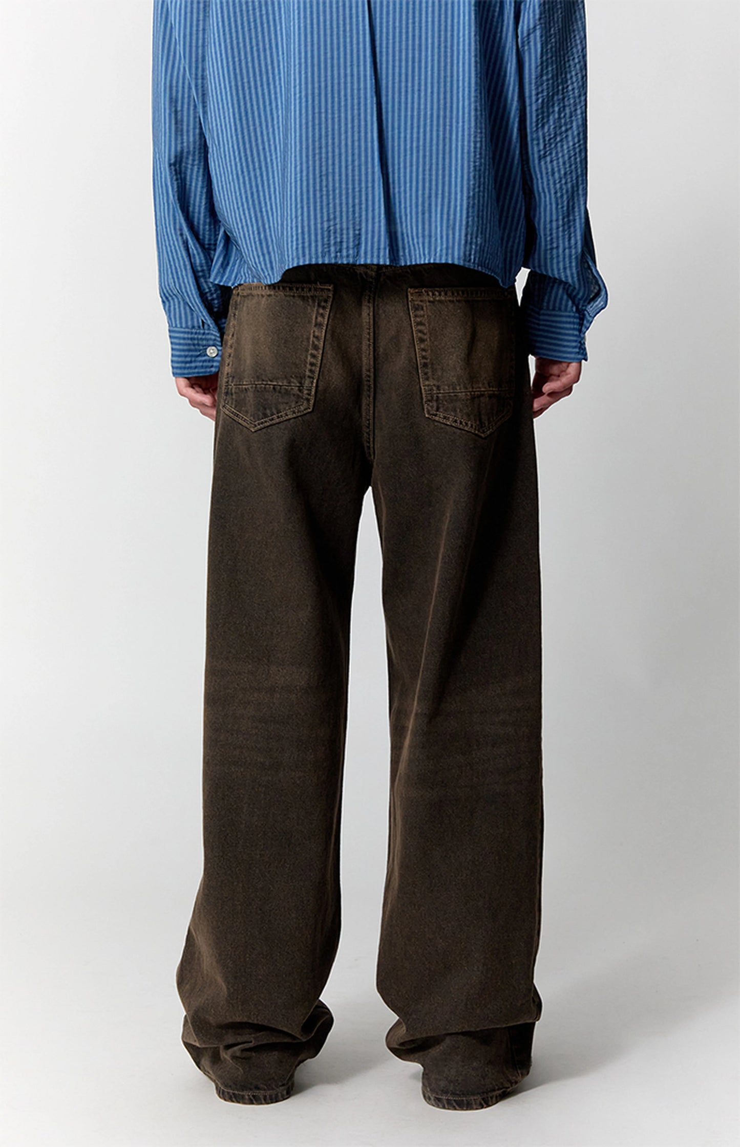 Pacsun Extreme Baggy Jeans Overdyed Brown