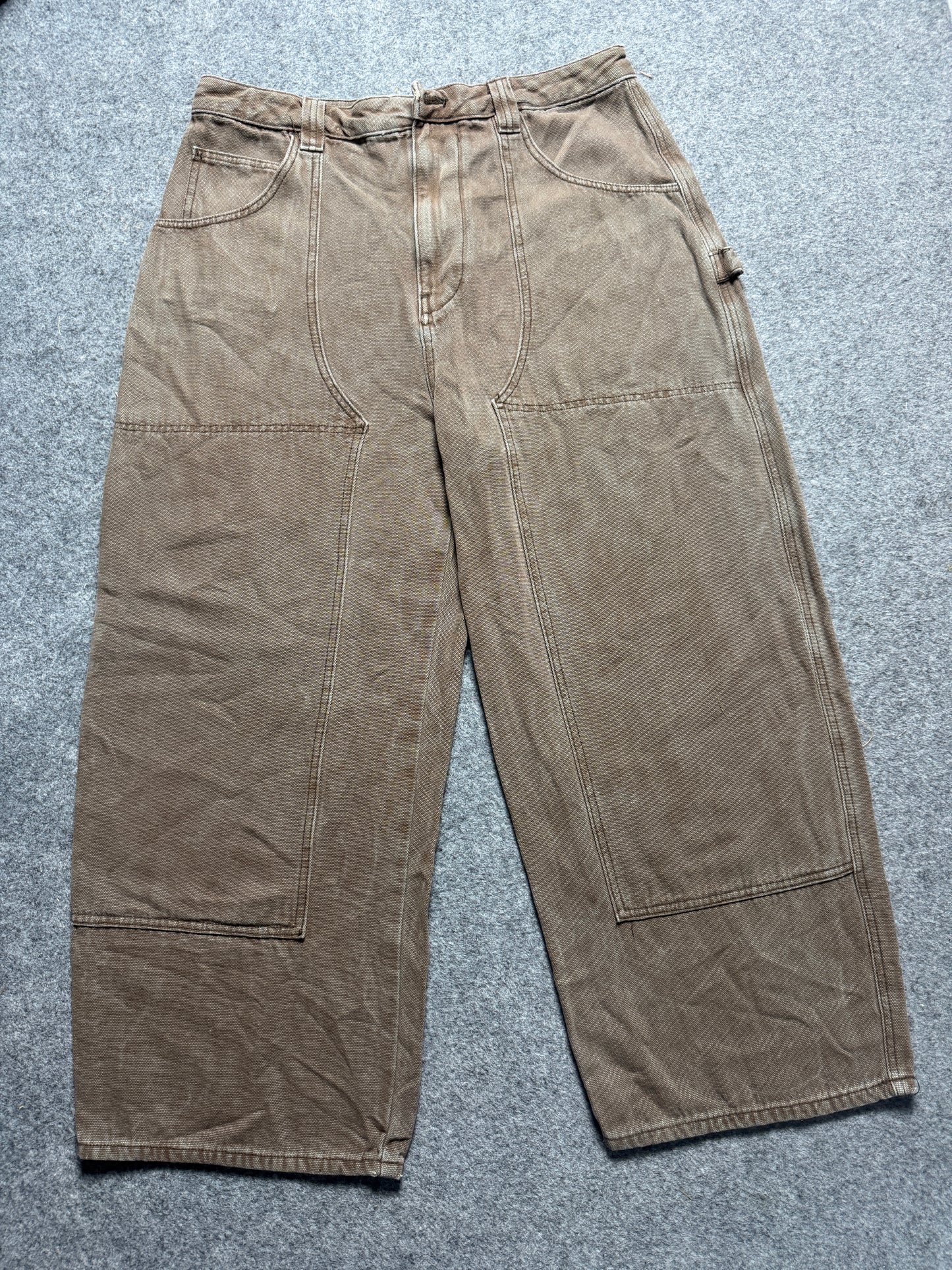 Brown Carpenter Baggy Denim
