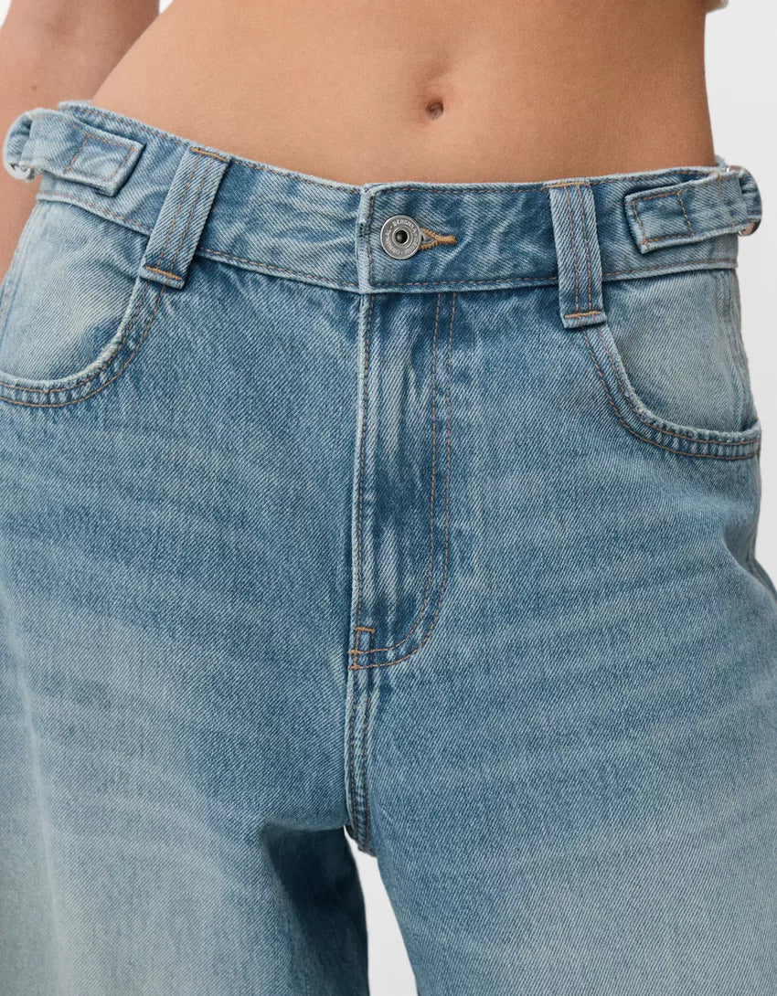 Bershka balloon fit carpenter jeans