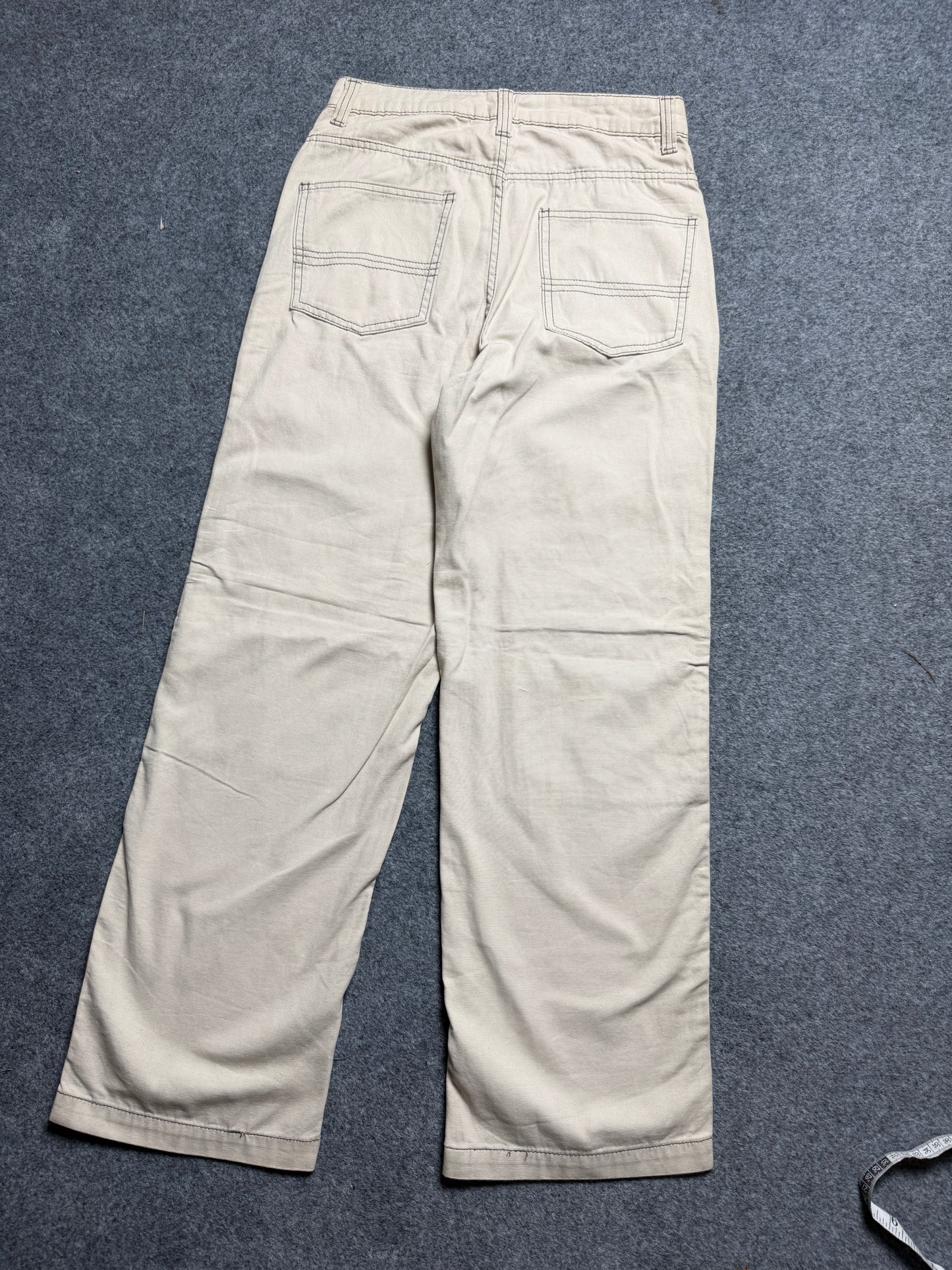 Leopard contrast Baggy pants