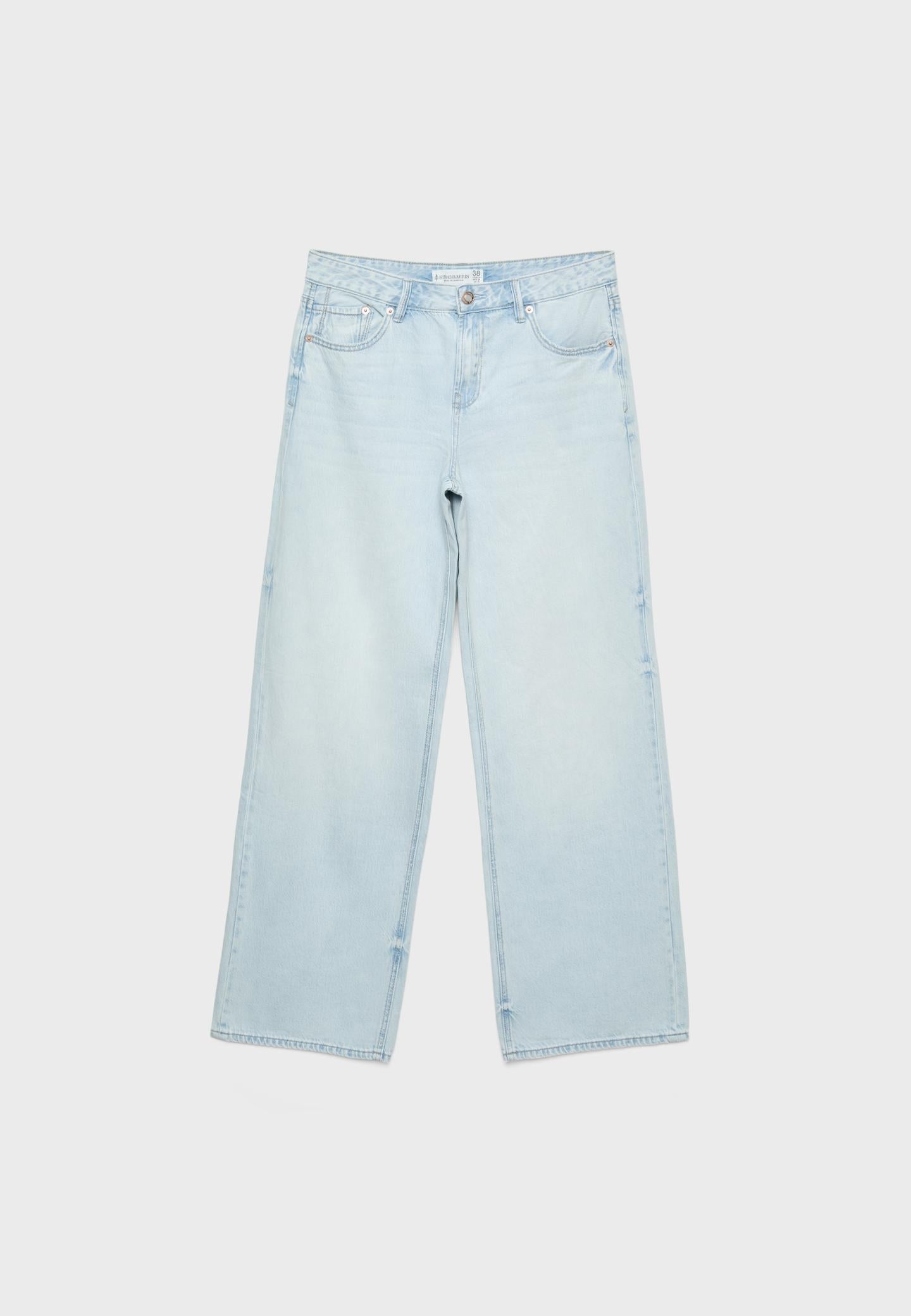 LOW WAIST WIDE-LEG JEANS by STRADIVARIUS