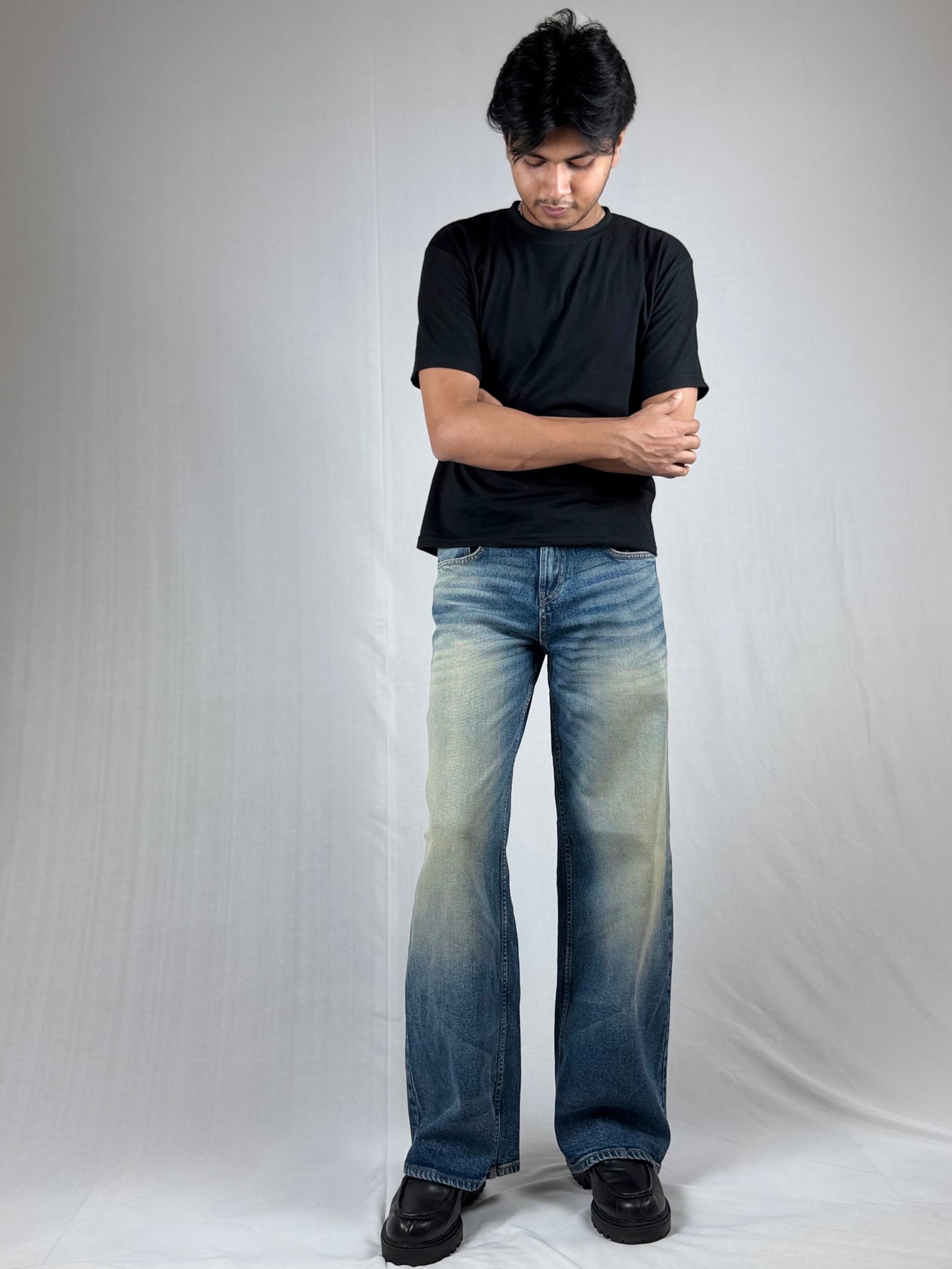 FB SISTER UNISEX BAGGY JEANS