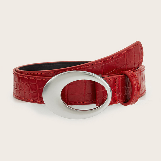 American Retro Y2K Hollow Buckle Belt
