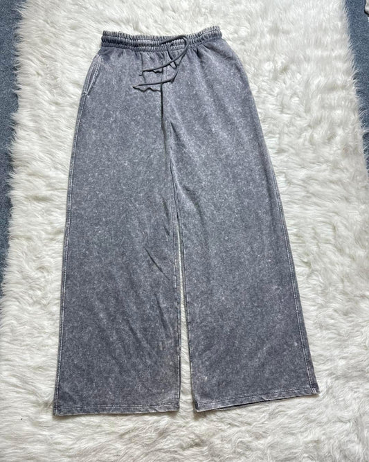 Acid Wash Grey Sweatpants
