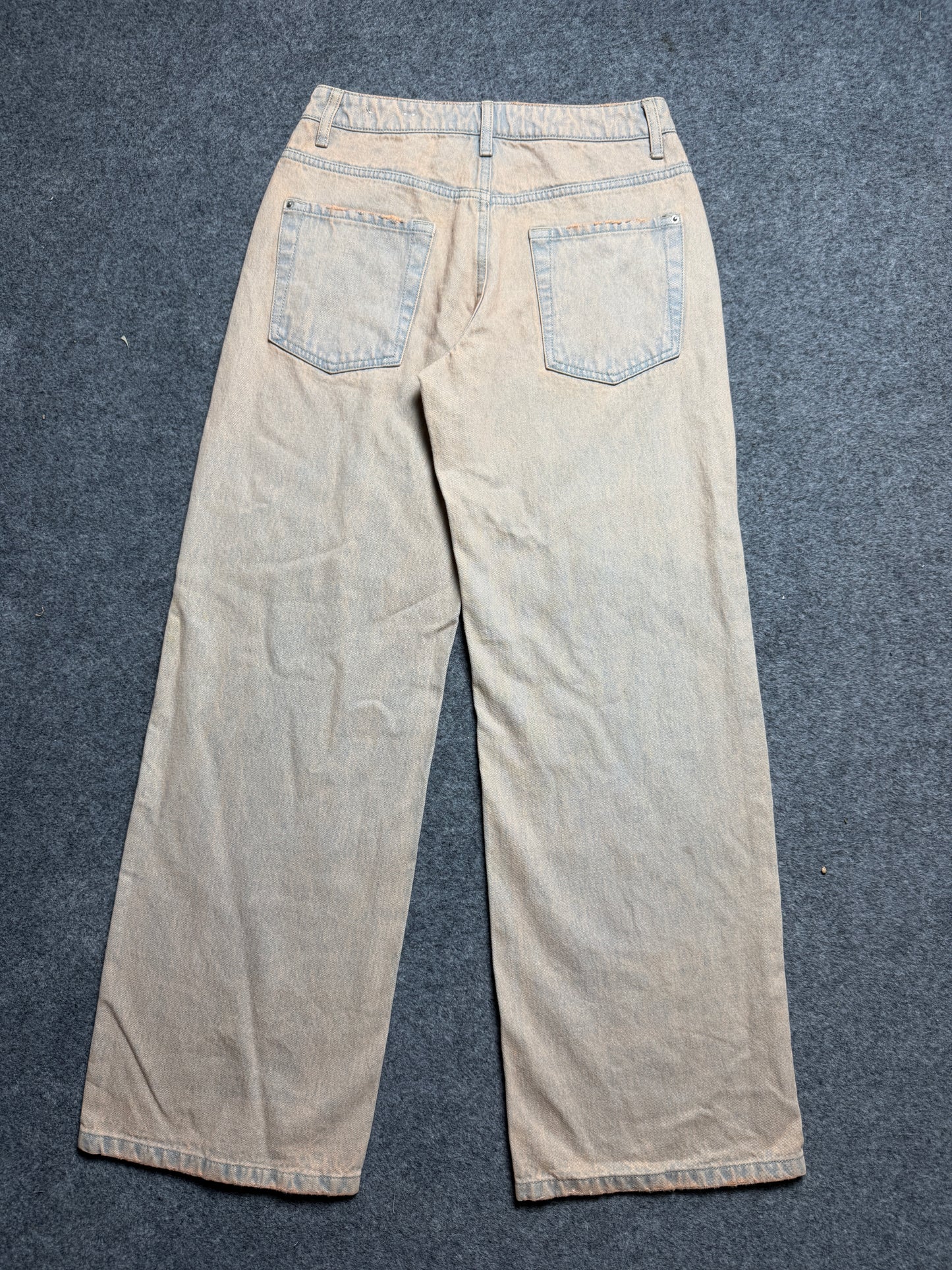 Mid-Waist Dirty Baggy Jeans