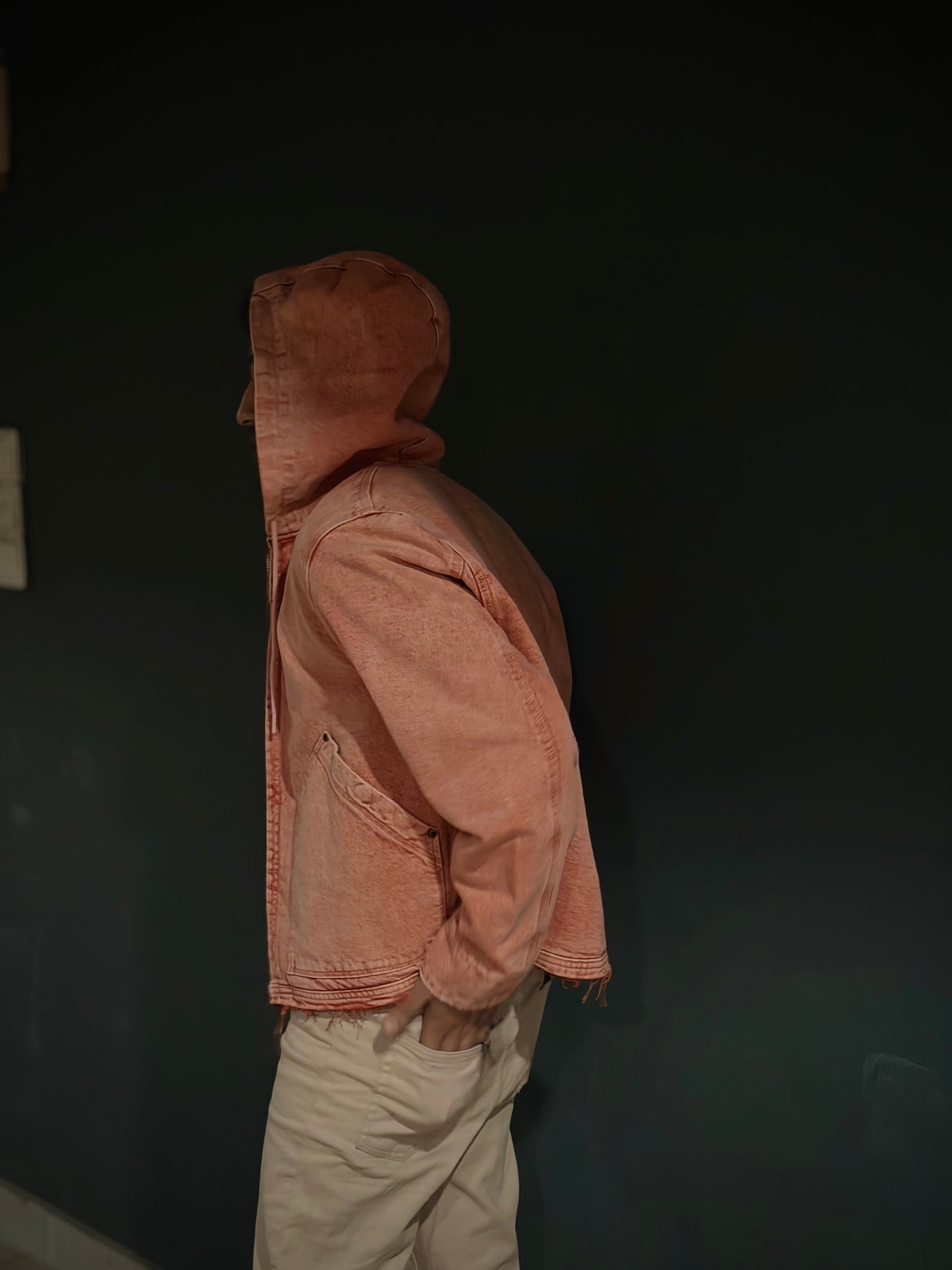 ZARA Washed Hooded Jacket