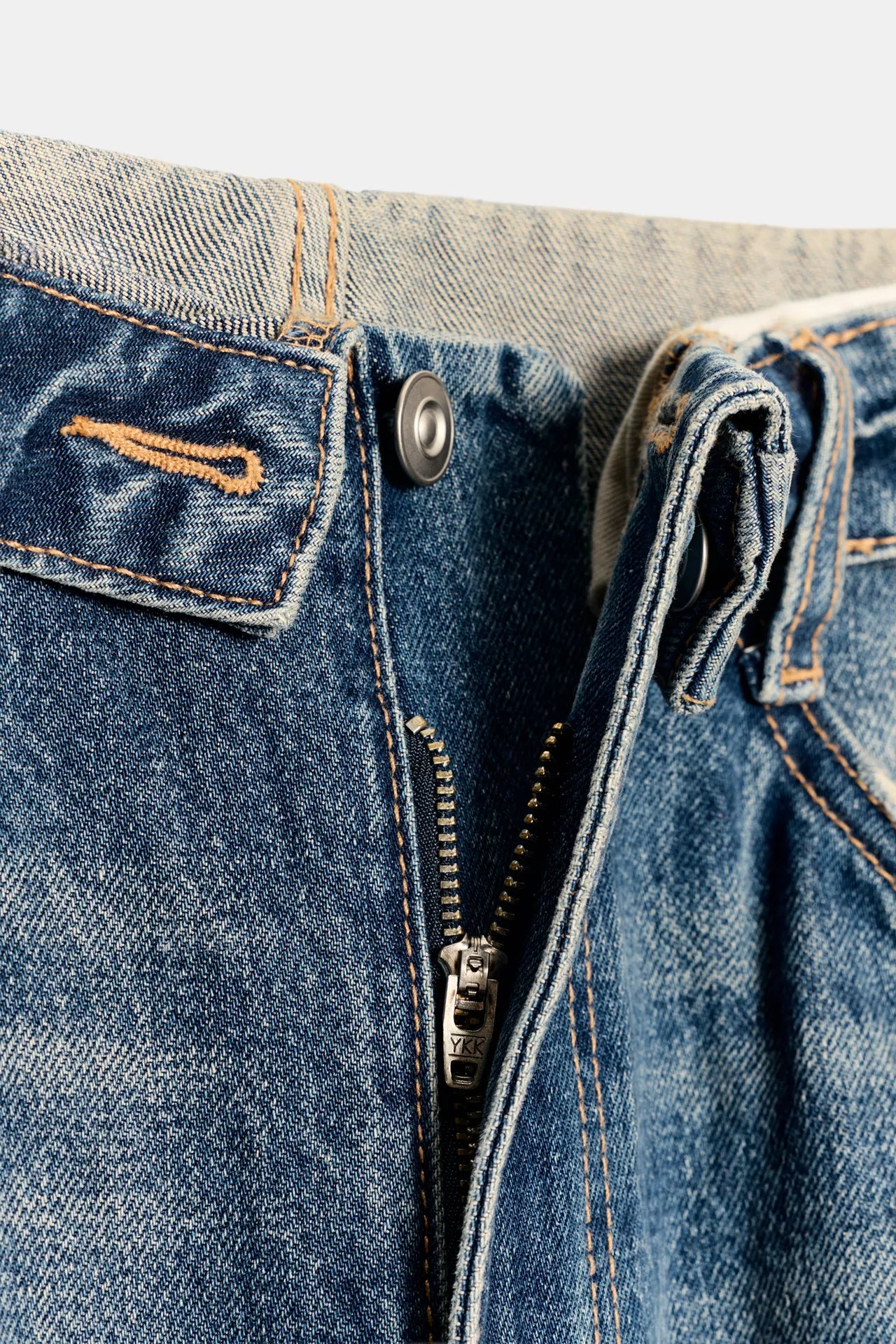 TRF MID-RISE FOLDED WAIST JEANS