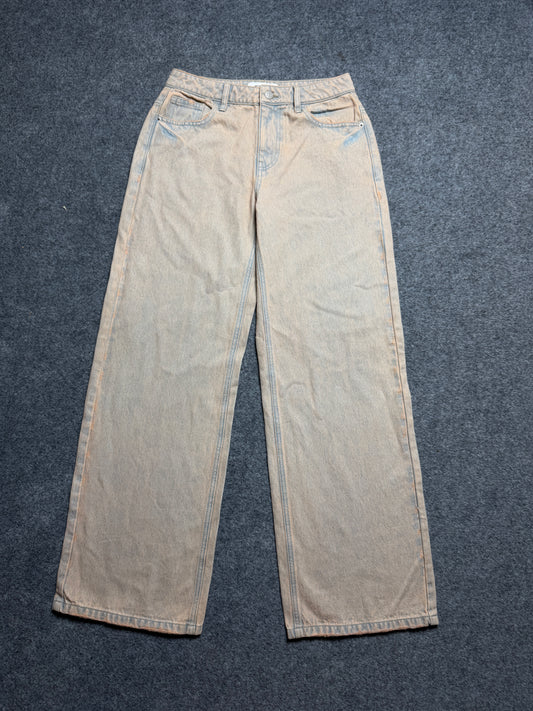 Mid-Waist Dirty Baggy Jeans