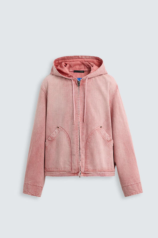 ZARA Washed Hooded Jacket