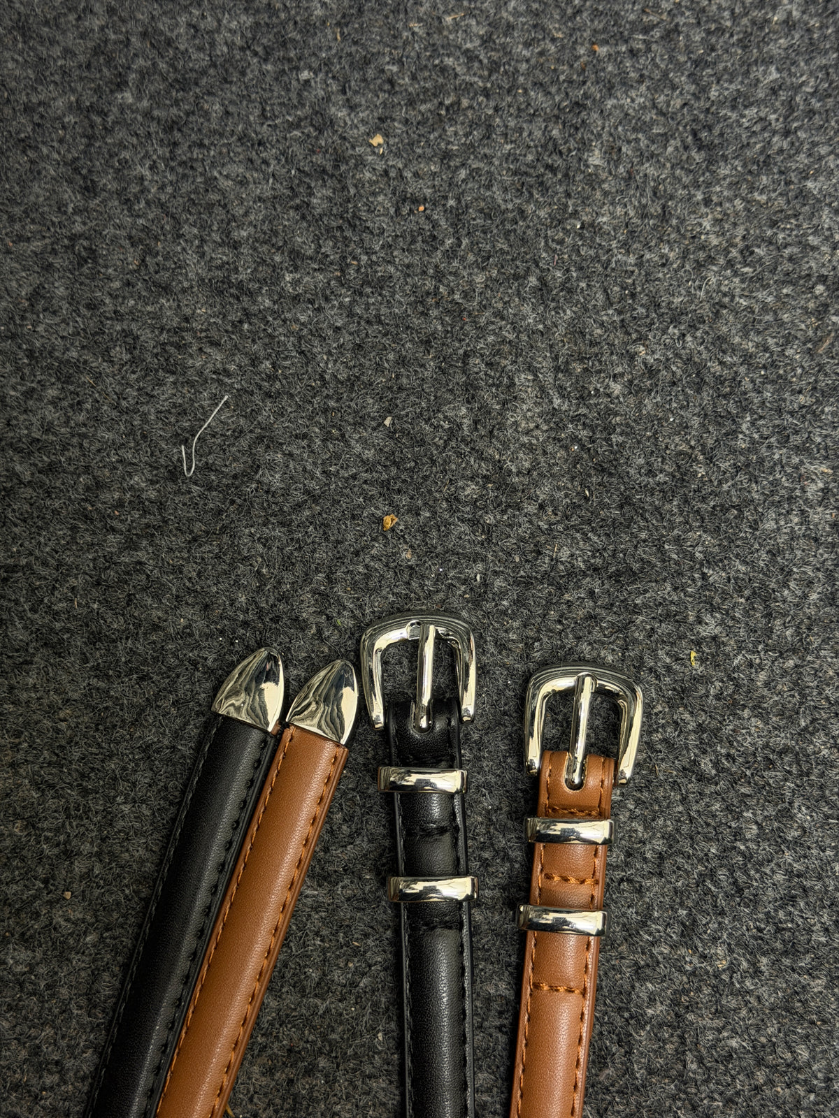Classic Slim Buckle Belt for Women