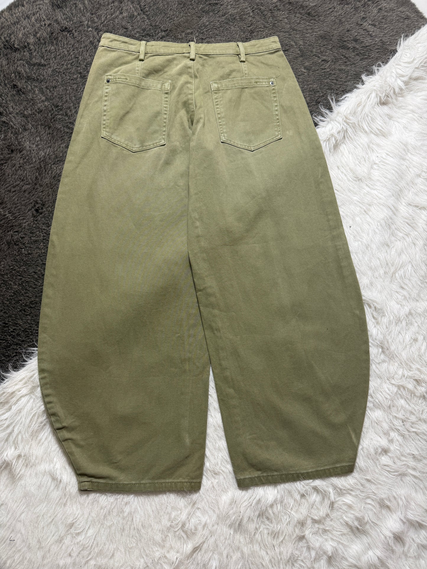 BERSHKA BARREL FIT PANTS