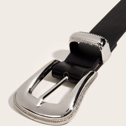 Vintage Carved Buckle Belt