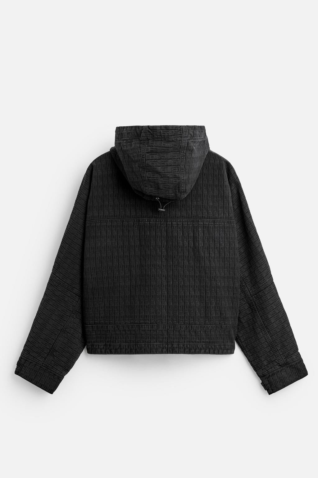 ZARA JACQUARD DENIM JACKET