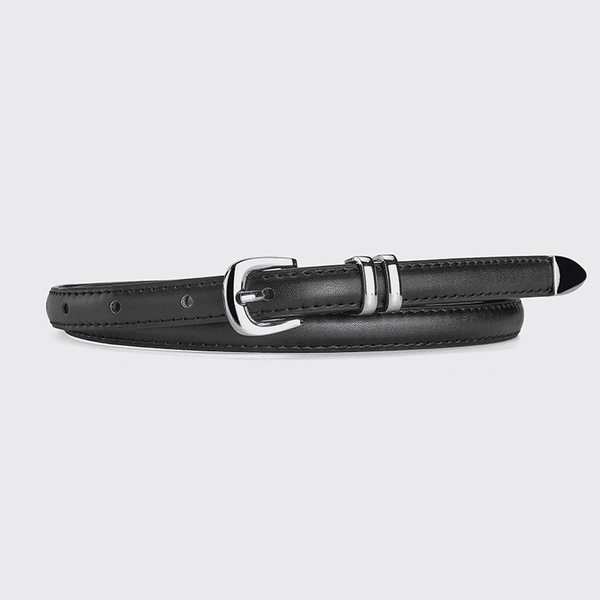 Classic Slim Buckle Belt for Women
