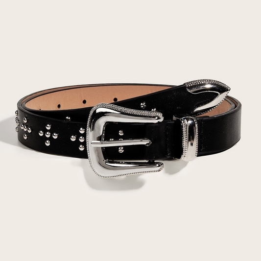 Vintage Carved Buckle Belt