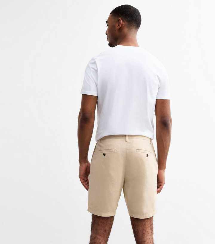 Regular Pleated Linen Blend Shorts by New Look