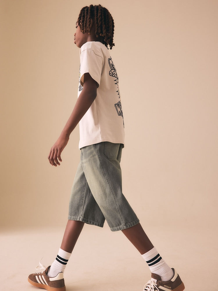 Denim Tint Longer Line Jorts by NEXT