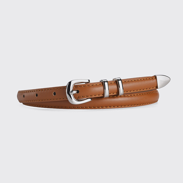 Classic Slim Buckle Belt for Women