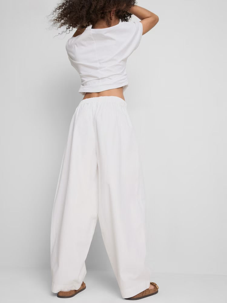 Casual Barrel Leg Pants by Primark