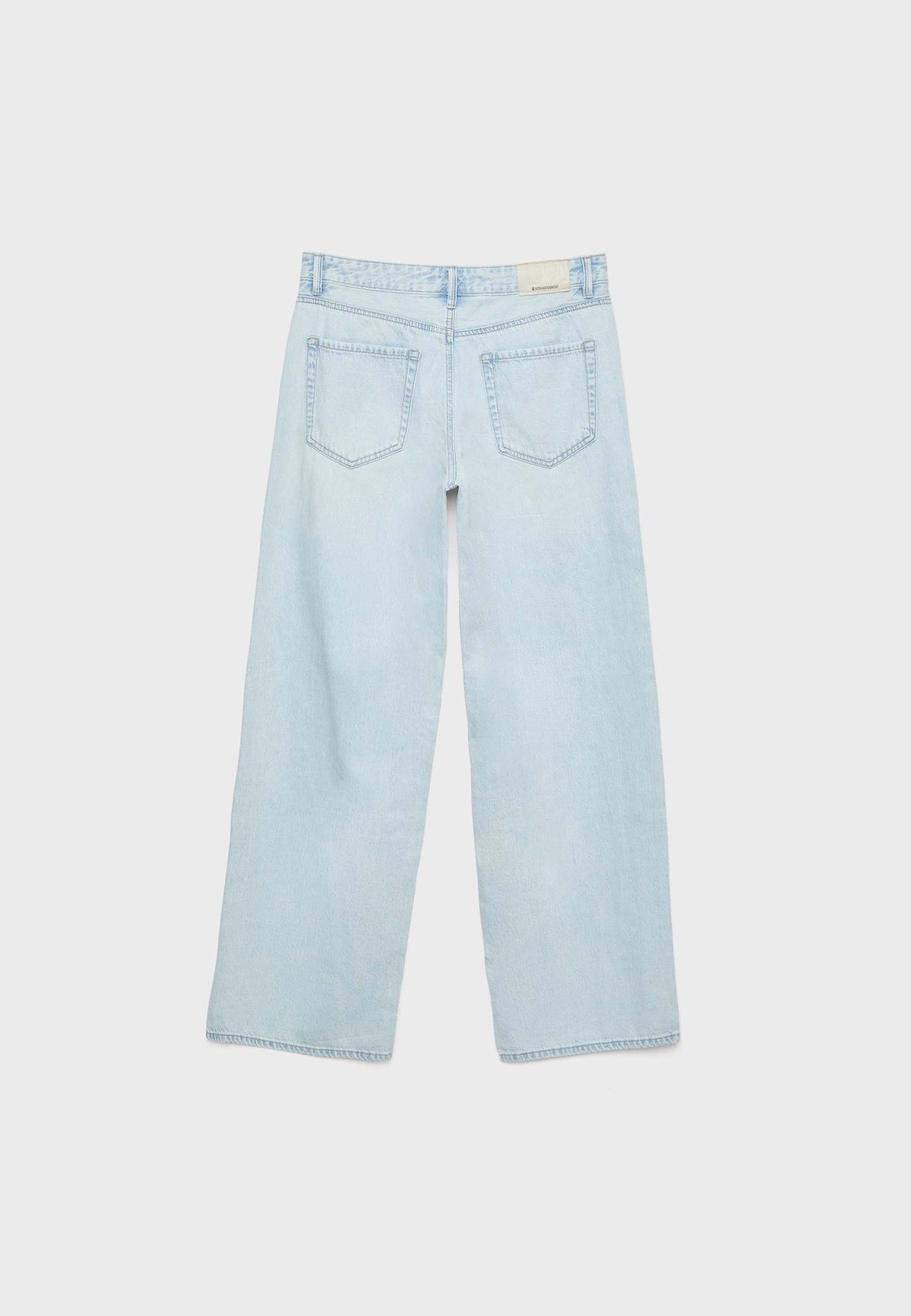 LOW WAIST WIDE-LEG JEANS by STRADIVARIUS