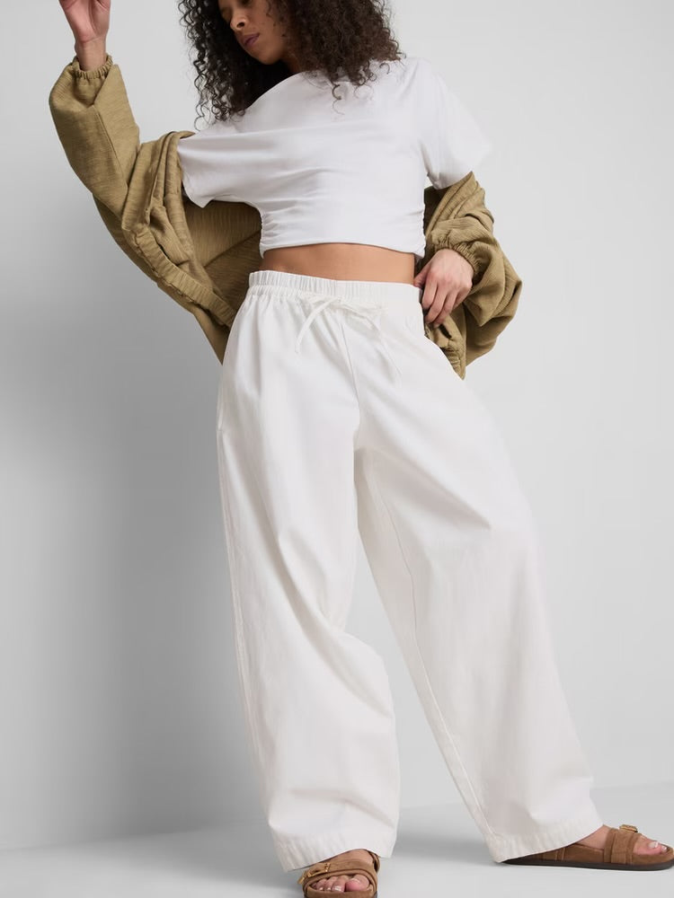 Casual Barrel Leg Pants by Primark