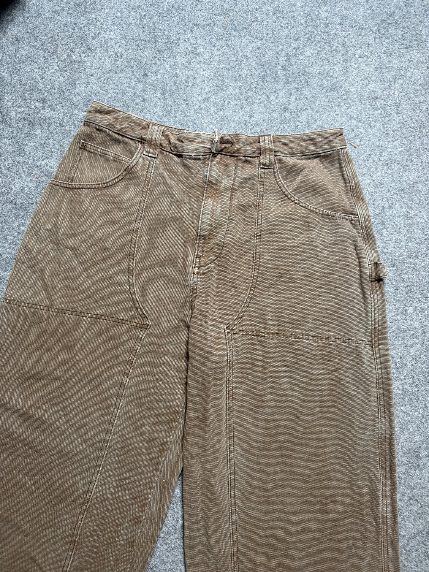 Brown Carpenter Baggy Denim