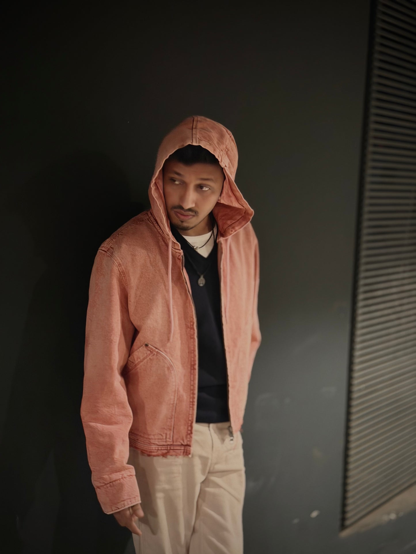 ZARA Washed Hooded Jacket
