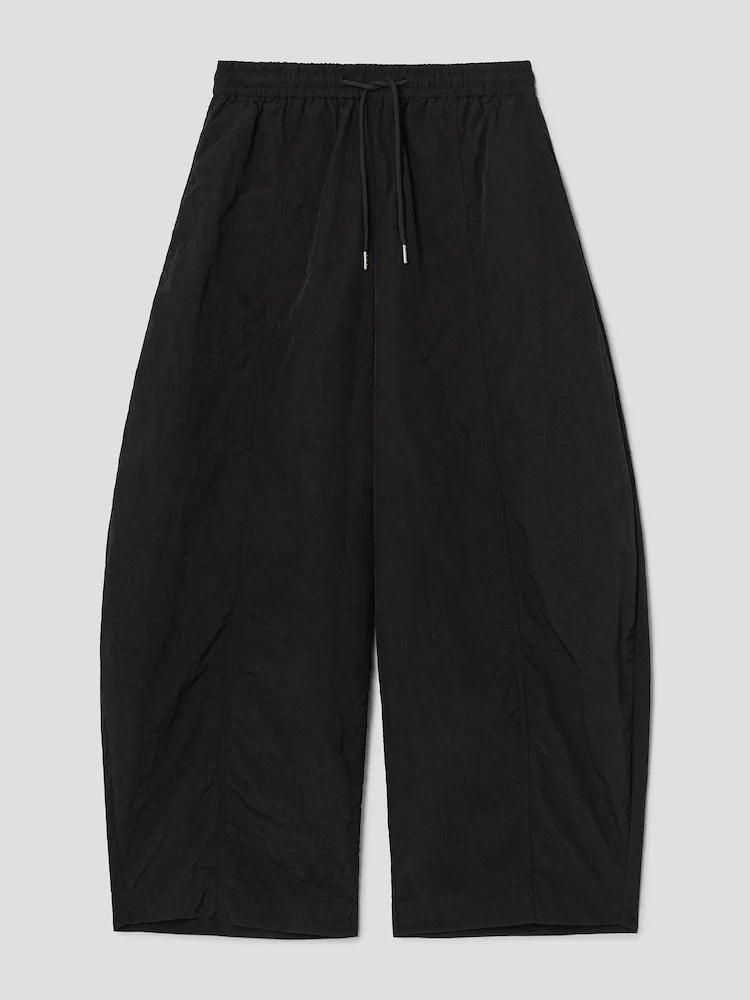 Nylon Balloon Fit Elastic Waist Pants by 8 Seconds