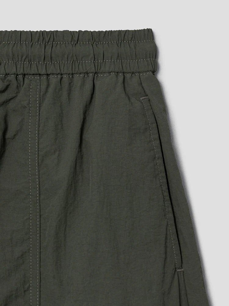 Nylon Balloon Fit Elastic Waist Pants by 8 Seconds
