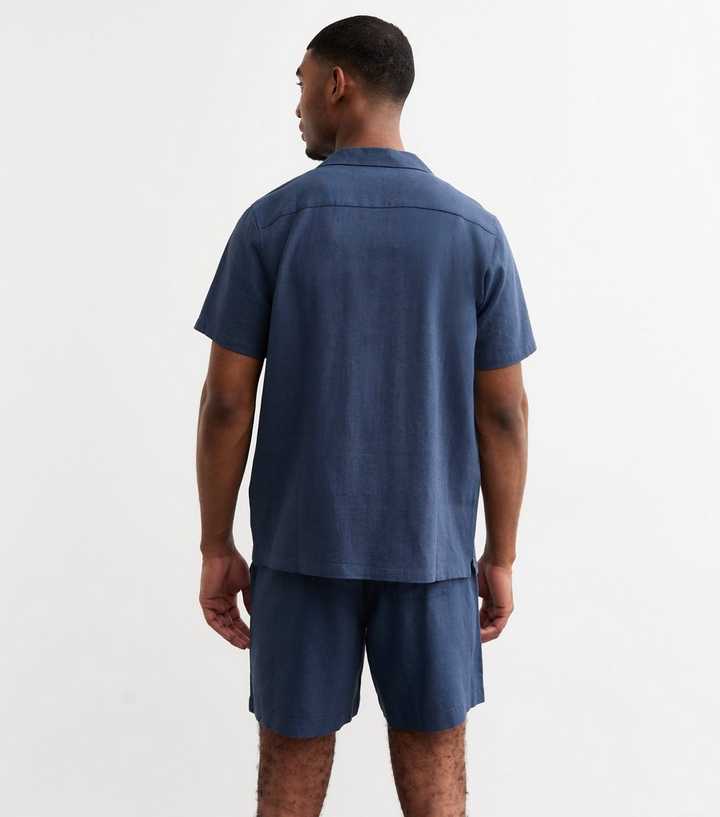 Regular Linen Blend Drawstring Waist Shorts by New Look